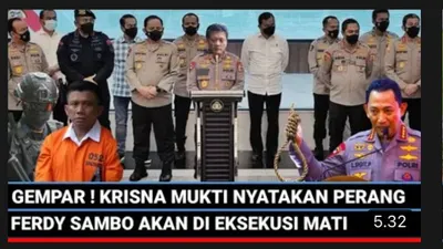Gempar! Krishna Murti Menyatakan Perang, Ferdy Sambo Ketar-ketir, Benarkah?