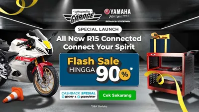 Yamaha mendukung para konsumen yang langsung ingin memiliki produk terbaru DNA Yamaha melalui e-commerce Tokopedia. 