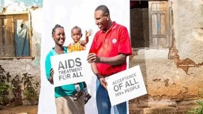 kampanye HIV WHO foto oleh John Rae Photography