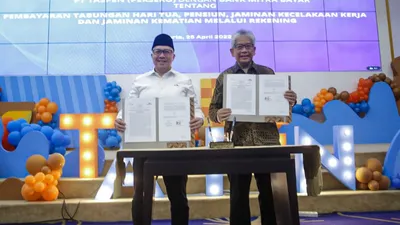 Kolaborasi antara bank bjb dengan PT Taspen.