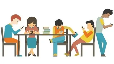 Ilustrasi Milenial dan Gen Z