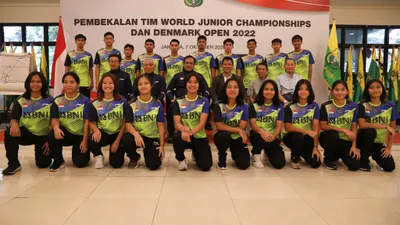 Skuad Tim Indonesia yang akan dibawa pada kejuaraan Suhadinata Cup 2022.