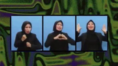 Sosok Winda Utami, Interpreter Bahasa Isyarat yang Bikin Salfok saat Terjemahkan Lirik Lagu Ojo Dibandingke