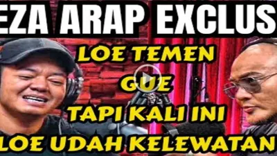 Datang Sendiri ke Podcast Deddy, Reza Arap Klarifikasi: Awal-awal Toleransi, Kalo Terus-terusan Mimisan Juga