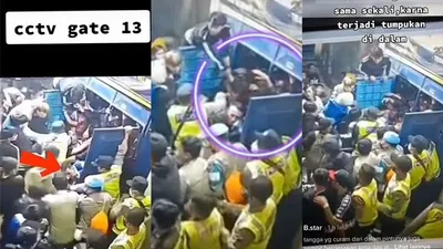 Video CCTV Stadion Kanjuruhan Bocor Ke Publik, Nampak Kondisi Para Supporter yang Terjebak Sungguh Dramatis da