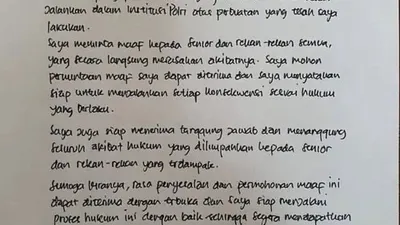 Isi Surat Ferdy Sambo