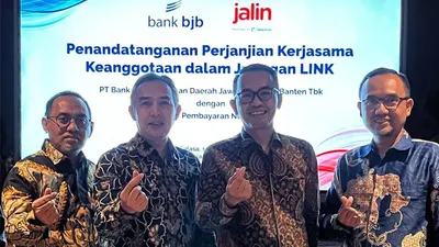 bank bjb kaloborasi dengan PT Jalin untuk mendorong keuangan nasional melalui digitalisasi perbankan