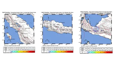 3 Gempa di Jawa, Papua, dan Sumatera Hanya Dalam Kurun Waktu 1 Jam