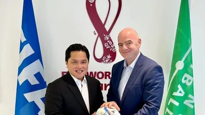 Bertemu Langsung dengan Presiden FIFA Terkait Tragedi Kanjuruhan, Erick Thohir: Suporter jadi Perhatian Utama