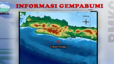  Waspada! Gempa Bumi M 4,5 Berpusat di Laut Mengguncang Pangandaran Sabtu Pagi, Berpotensi Tsunami?