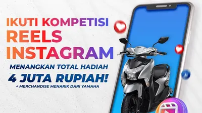 Bikin Reels Bareng Motor Yamaha, Bisa Dapat Uang Rp 4 Juta