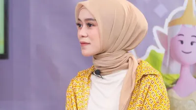 Ilustrasi, inspirasi hijab Lesti Kejora.