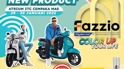 Wujudkan Impian Anak Muda, Yamaha DDS Jakarta Gelar Launching Yamaha Fazzio Hybrid - Connected. (ist)