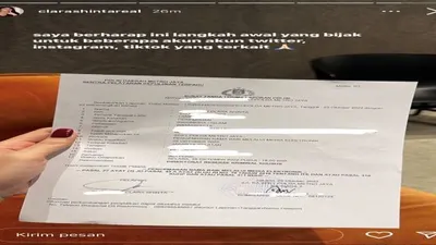 Clara Shinta Resmi Laporkan Akun Penyebar Fitnah Dirinya Ke Polisi /@clarashintareal