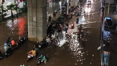 Banjir di Jakarta.