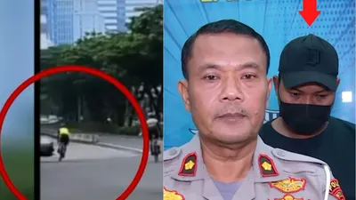 Sabtu malam, pelaku yang menabrak pesepeda di Harmoni akhirnya menyerahkan diri ke Polres Metro Jakarta Pusat.