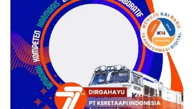 10 Link Twibbon Hari Kereta Api Nasional 2022, Desain Keren dan Ciamik untuk Dibagikan ke Medsos  