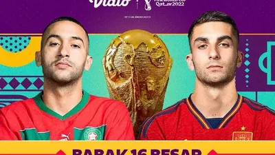 Link Live Streaming Maroko vs Spanyol Piala Dunia 2022 Malam Ini Kick Off Pukul 22.00 WIB, Tonton di Sini!