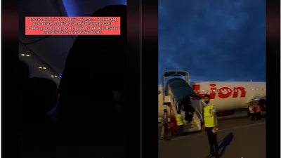viral Pesawat Lion Air JT 330 Rute Jakarta-Palembang Terbakar