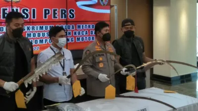 Konvoi Bawa Senjata Tajam, Polisi Tangkap Pendiri Geng Motor Jakarta Misteri