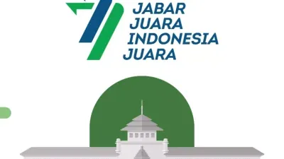 Twibbon ucapan HUT Jabar 2022.