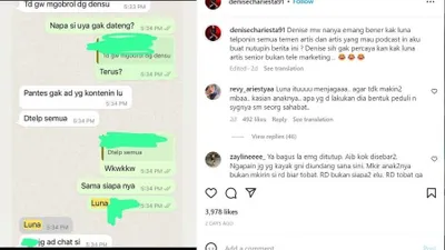 Denise Chariesta Sebut Luna Maya Telah Ikut Campur, Karena Coba Boikot Dirinya dari Podcast Artis
