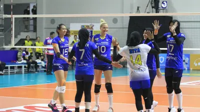 Voli Putri Bandung bjb Tandamata Taklukan Jakarta Popsivo Polwan di Proliga 2022