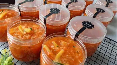 Tampilan rujak serut untuk ide jualan laris manis.