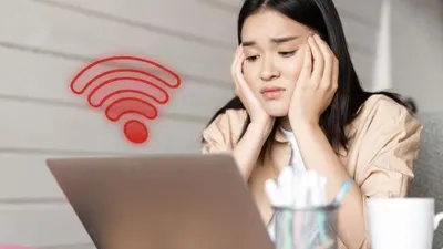 Ilustrasi internet atau WiFi lemot