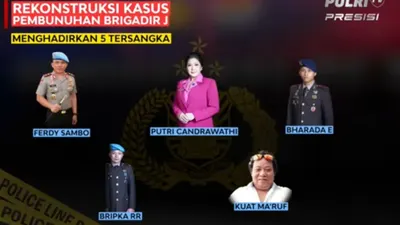 Fakta Rekonstruksi Pembunuhan Brigadir J, Putri Candrawathi Belum Ditahan hingga Adanya Perbedaan Pendapat