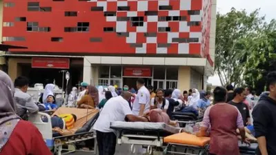 Gempa 5.6 SR Guncang Cianjur, Terasa Sampai Jabodetabek, Warga Alami Kepanikan Cari Tempat Berlindung