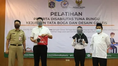 Miliki Kesempatan Bekerja, Disnaker DKI Gelar Pelatihan Penyandang Disabilitas