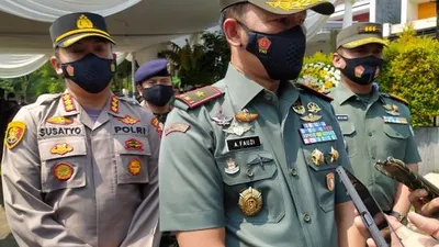 Danrem Suryakencana 061 Bogor Brigjen TNI Ahmad Fauzie/ Yogi Faisal
