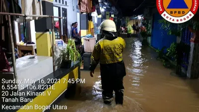 Diguyur Hujan Deras, 23 Bencana Terjadi di Kota Bogor dalam Satu Hari