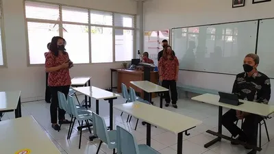 Wakil Wali Kota Bogor Dedie A Rachim saat melakukan kunjungan ke Sekolah Kesatuan Kota Bogor/ayobogor/yogi faisal