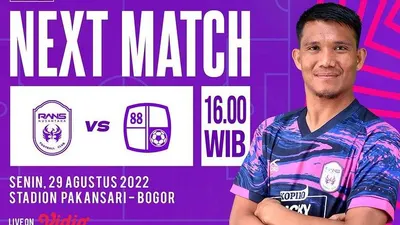 Siaran Langsung Bola Hari Ini RANS Nusantara FC vs Barito Putera BRI Liga 1 2022 Kick Off Pukul 16.00 WIB