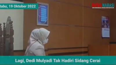 Terungkap ! Dedi Mulyadi Kembali Tidak Hadiri Sidang Kedua Perceraian Dengan Anne Ratna, Warganet : Baper ?