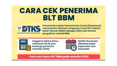 Cara mengecek penerima BLT BBM dari Pemerintah Indonesia