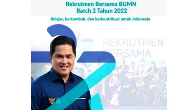 Resmi Dibuka! Rekrutmen Bersama BUMN (RBB) Batch 2 Tahun 2022 untuk 890 Posisi, Berikut Cara Melamarnya!