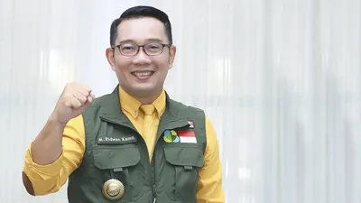 Gubernur Jawa Barat Ridwan Kamil yang disebut-sebut menjadi salah satu kandidat Kepala Otorita Ibu Kota Negara (IKN).