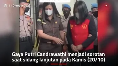 Putri Chandrawati Tampil Modis di Persidangan, dari Rambut hingga Sepatunya Jadi Sorotan, Sudah Merasa Aman?