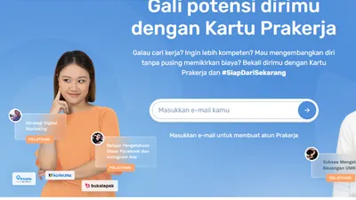 Peserta akan mendapat tanda notifikasi ketika hasil seleksi kartu prakerja diumumkan.