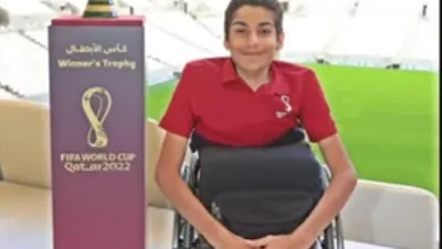 Berkelas! Belajar Ilmu Ikhlas dari Ghanim Al Miftah, Duta Piala Dunia Qatar 2022 yang Menyandang Disabilitas