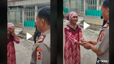 Viral video kepulangan Brigjen Pol Mardiyono ke kampung halaman.