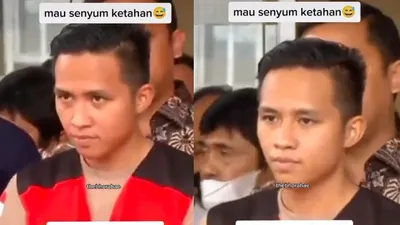 Momen Bharada E Salting tapi Ditahan saat Diteriaki Wartawan Ganteng hingga Manis