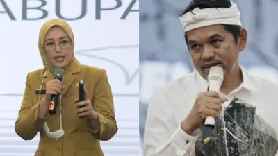 Menjelang sidang gugatan cerai, Anggota DPR RI Dedi Mulyadi terlihat membagikan pesan.