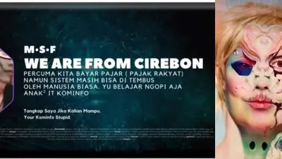 Terungkap, Ini Pengakuan Muhammad Said Fikriansyah yang Diduga Hacker Bjorka (Tangkapan layar Akun voltcyber_v2 dan twitter)