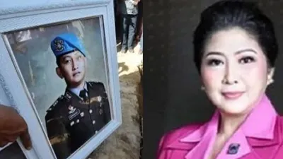 Brigadir J (kiri) dan Putri Candrawathi (kanan).