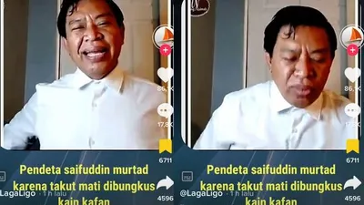 Viral Pendeta Saifuddin Ibrahim Ungkap Alasan Pindah Keyakinan, Takut Dikafani saat Meninggal Dunia