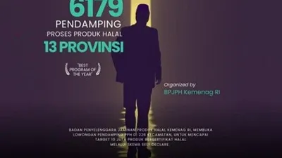 Rekrutmen pendamping produksi halal (Kemenag)